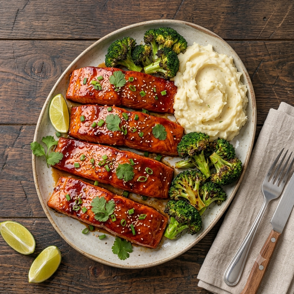 Peppajoy & Honey Glazed Salmon